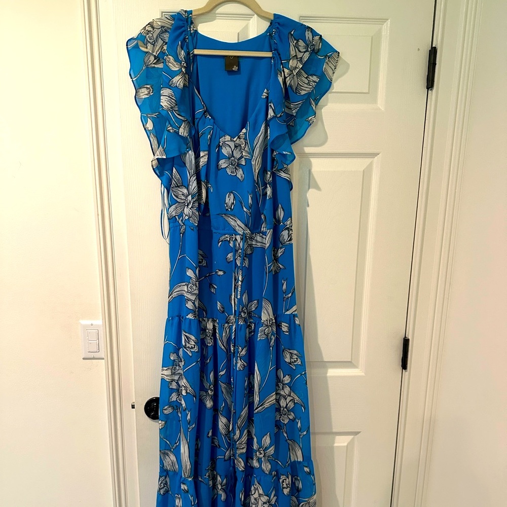 Blue maxi dress